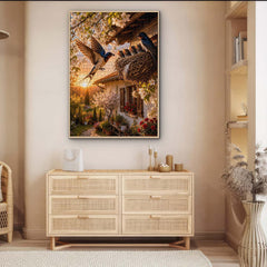 Spring Swallow Brood Jigsaw Puzzle 1000 Pieces