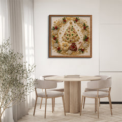 Pearl Christmas Wreath Jigsaw Puzzle 1000 Pieces