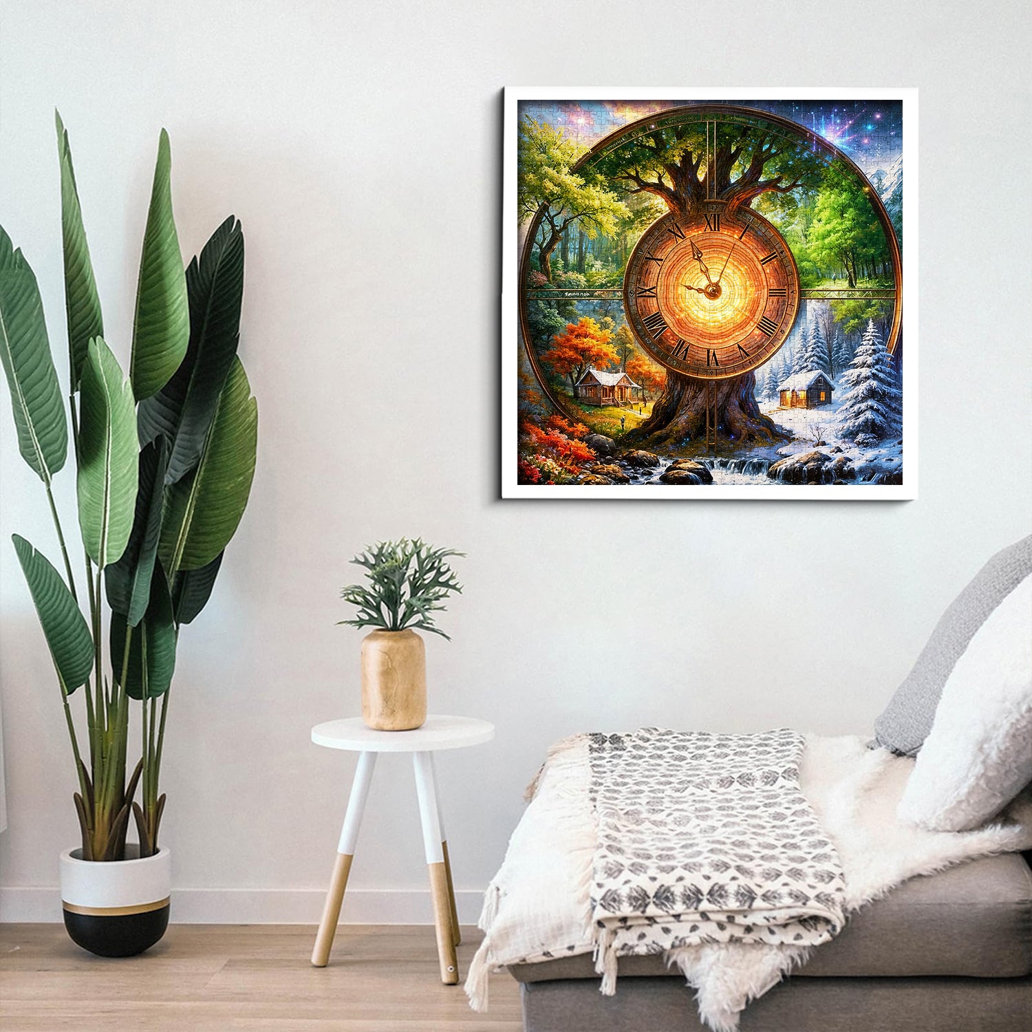 Clock of Seasons Jigsaw Puzzle 1000 Pieces