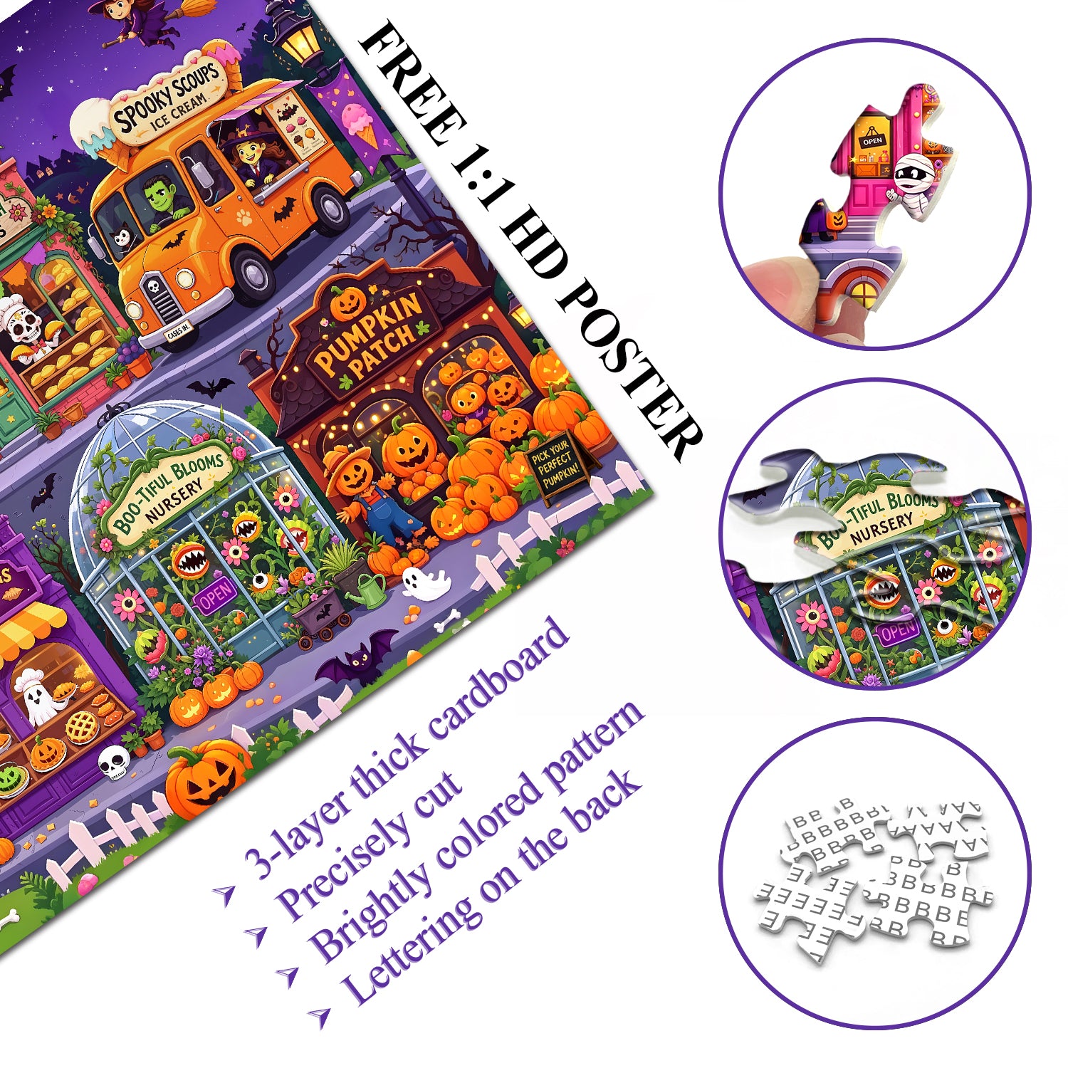 Halloween Strip Jigsaw Puzzle 1000 Pieces