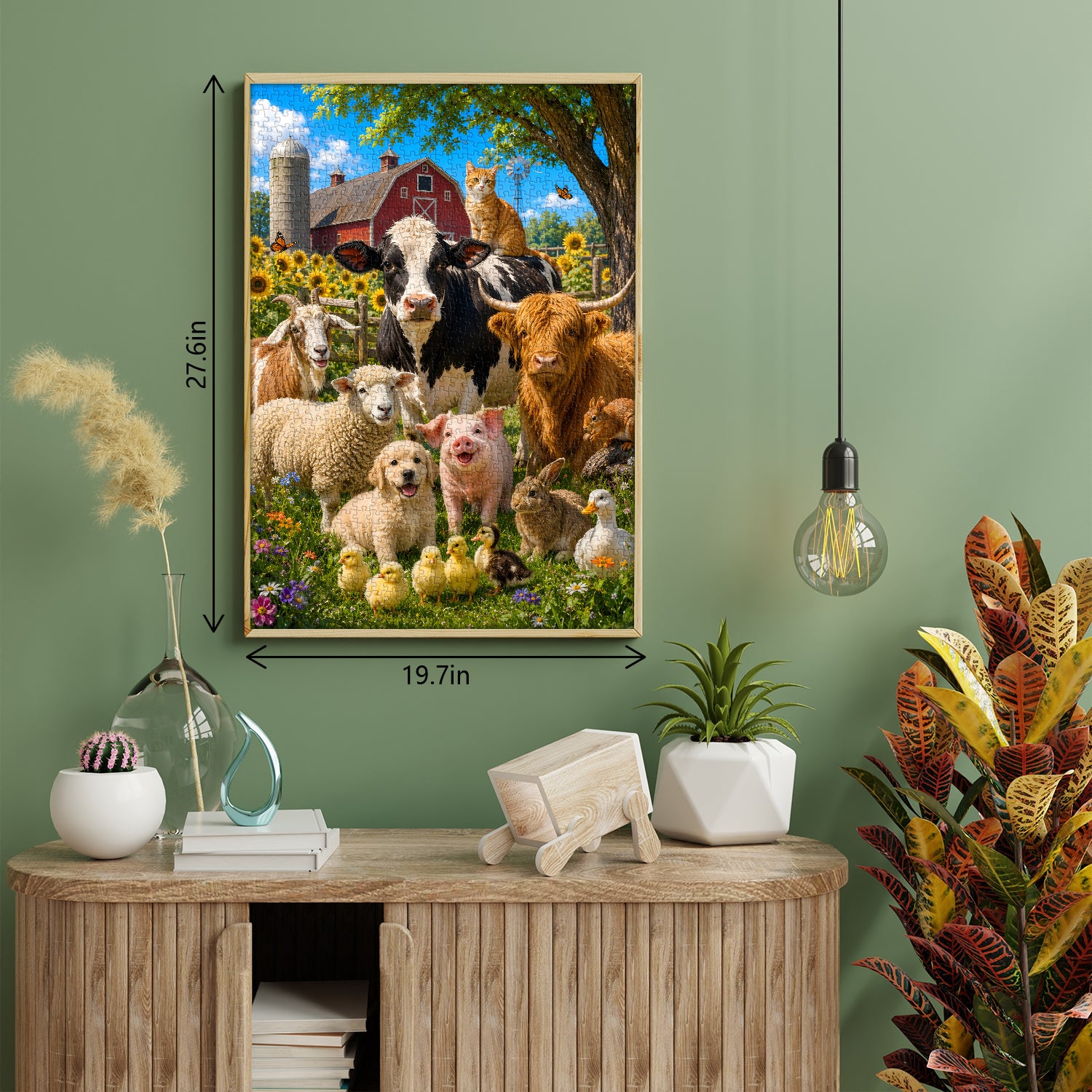 Farm Friends Fiesta Jigsaw Puzzle 1000 Pieces