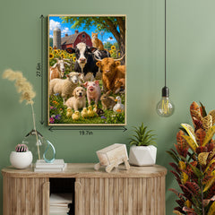 Farm Friends Fiesta Jigsaw Puzzle 1000 Pieces