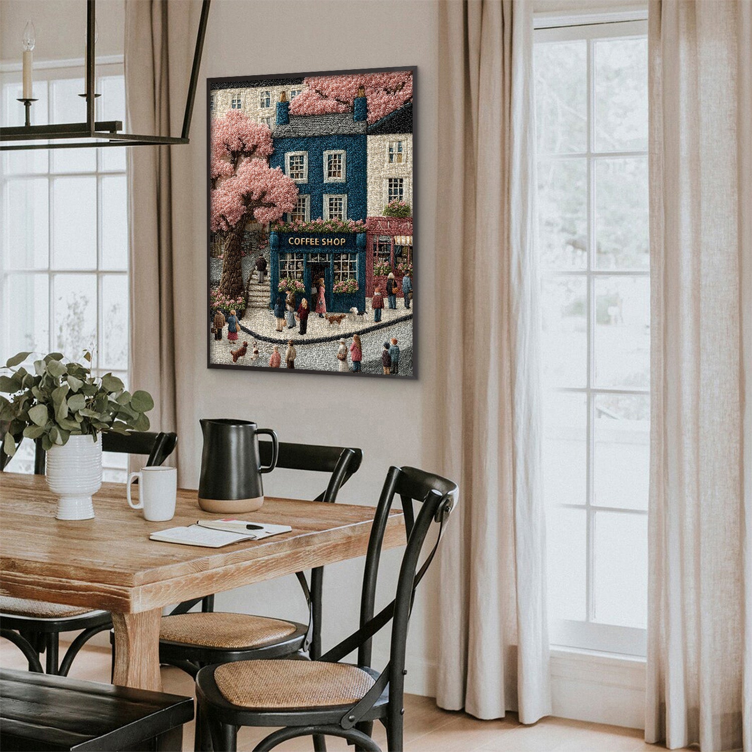 Cherry Blossom Street Jigsaw Puzzle 1000 Pieces