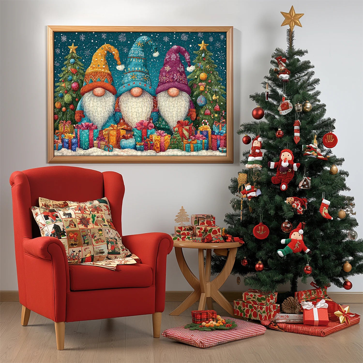 Jolly Snow Gnome puzzle puzzle 1000 pezzi