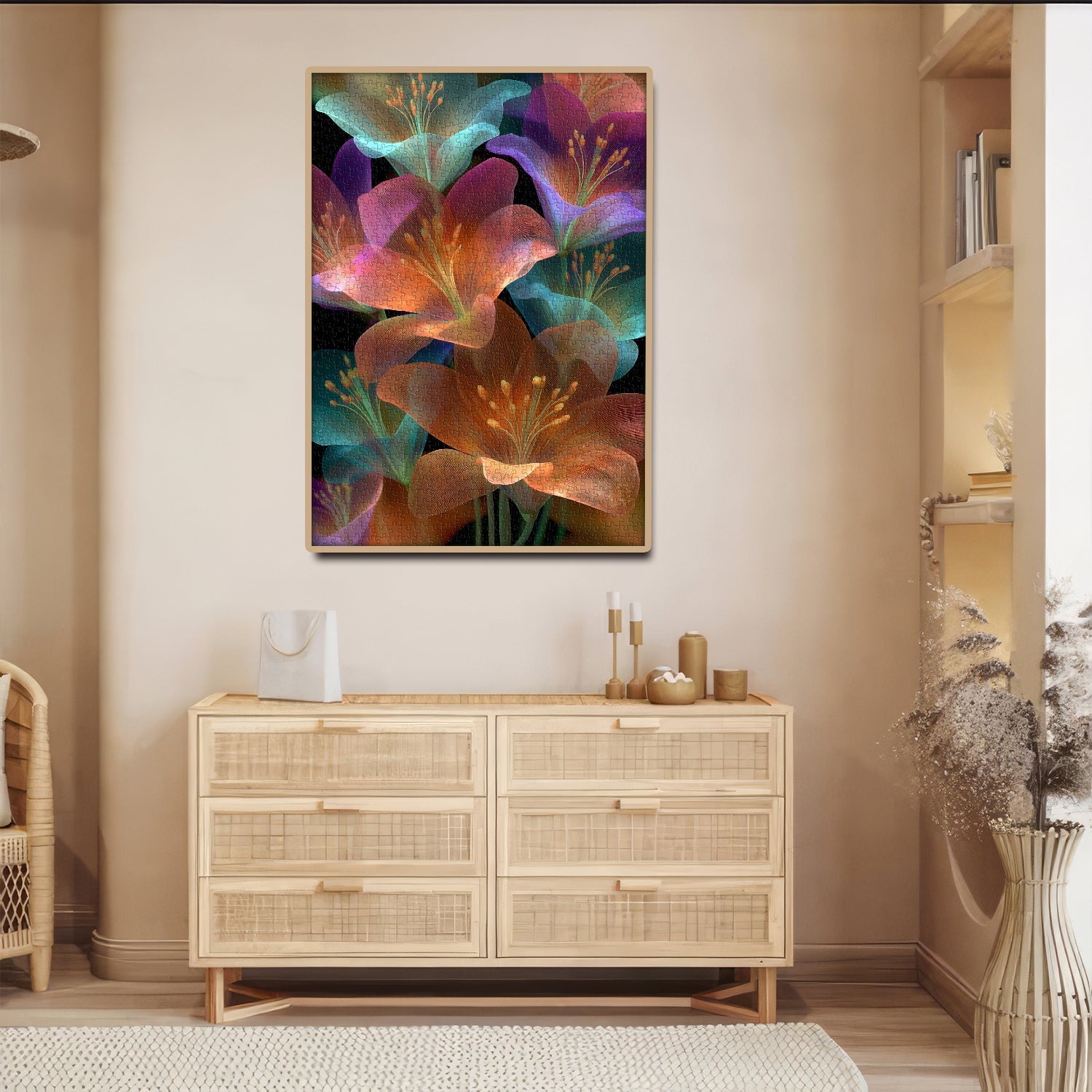 Flowing Light Garden Jigsaw Puzzle 1000 Pieces