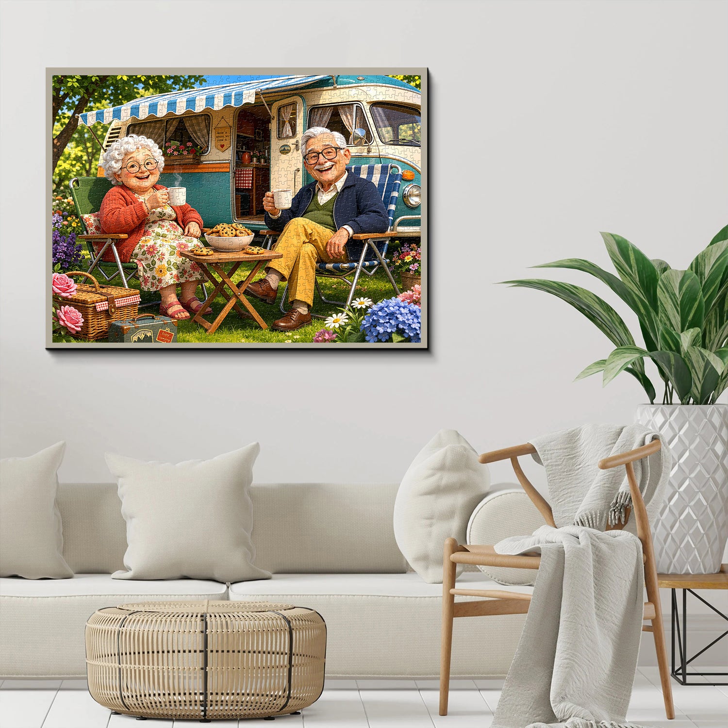 Leisurely Camper Days Jigsaw Puzzle 1000 Pieces