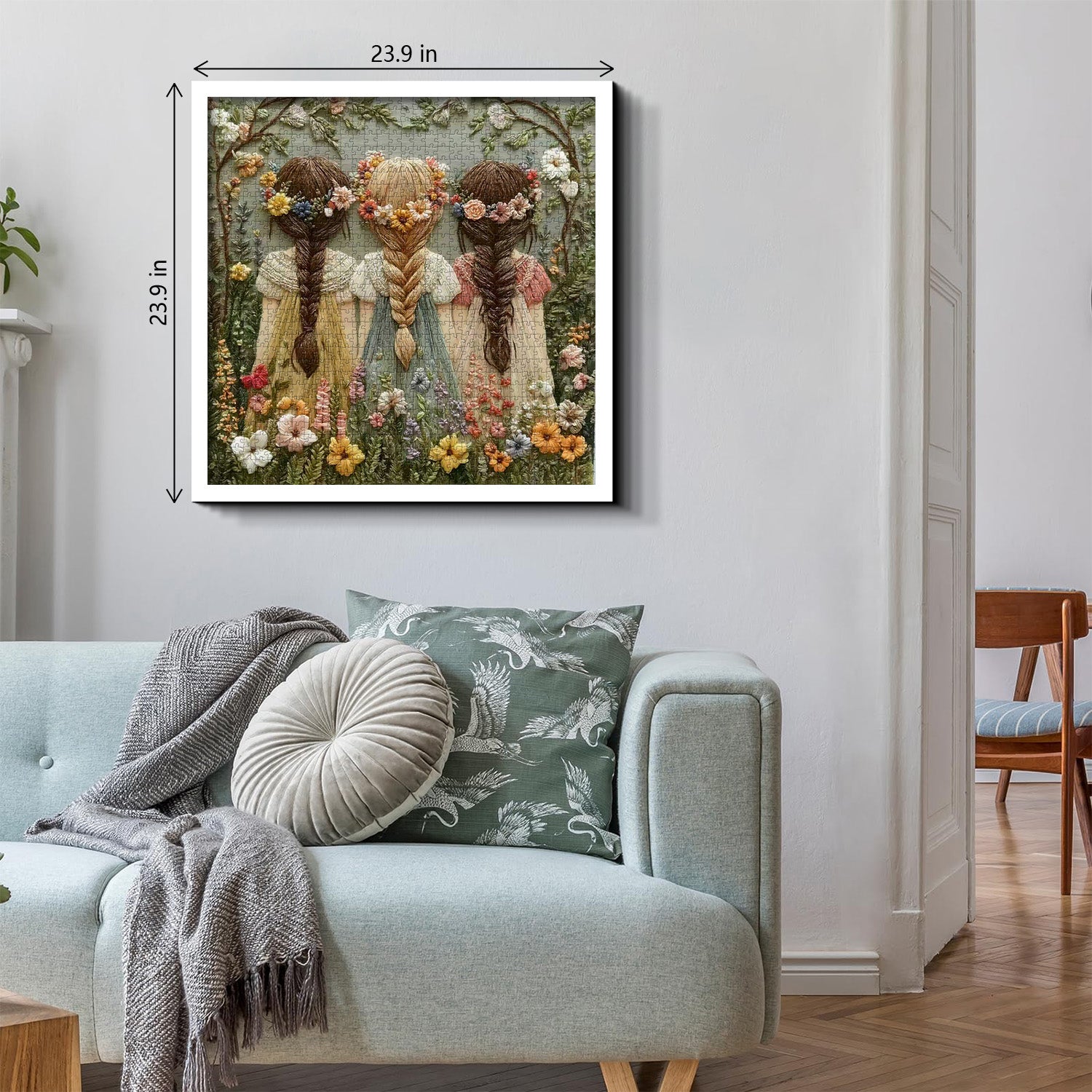 Aguja Flor Niño Rompecabezas 1000 Piezas