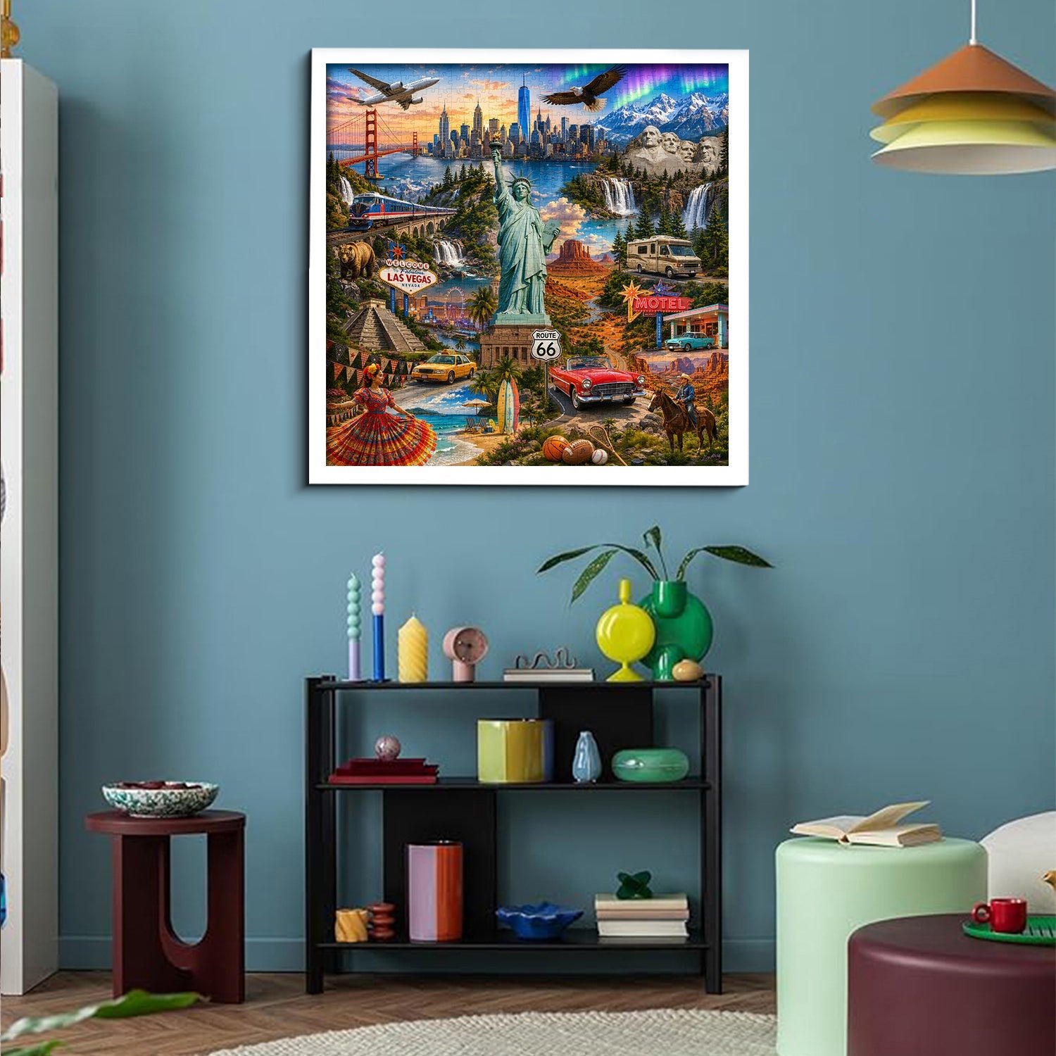 America Landmarks Journey Jigsaw Puzzle 1000 Piece