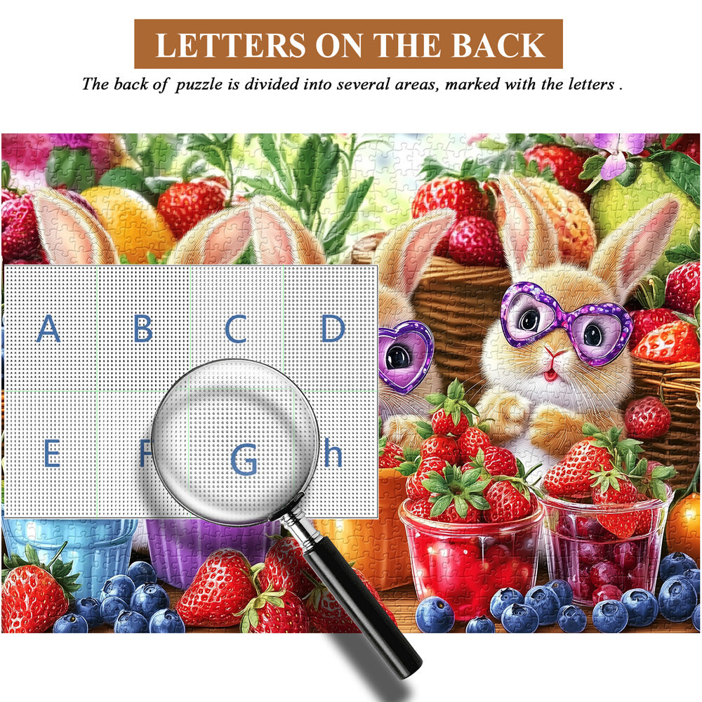 Sweet Bunny Trio Jigsaw Puzzle 1000 Pieces