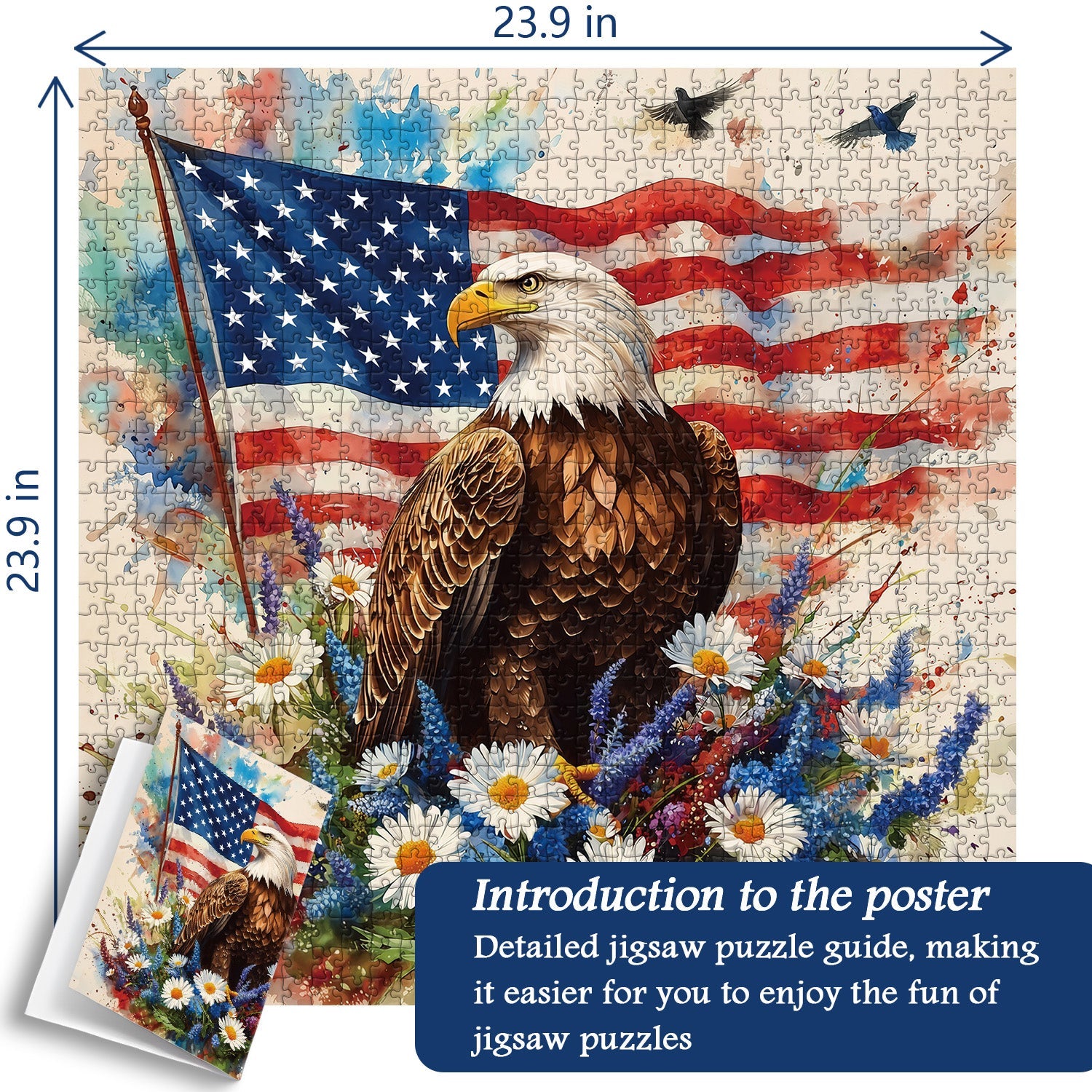Puzzle dell'Aquila dell'Indipendenza da 1000 pezzi
