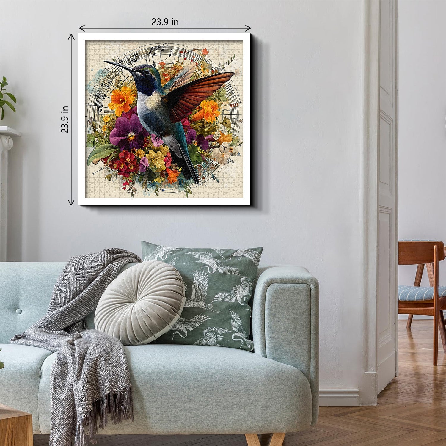 Blumenbesucher-Puzzle 1000 Teile