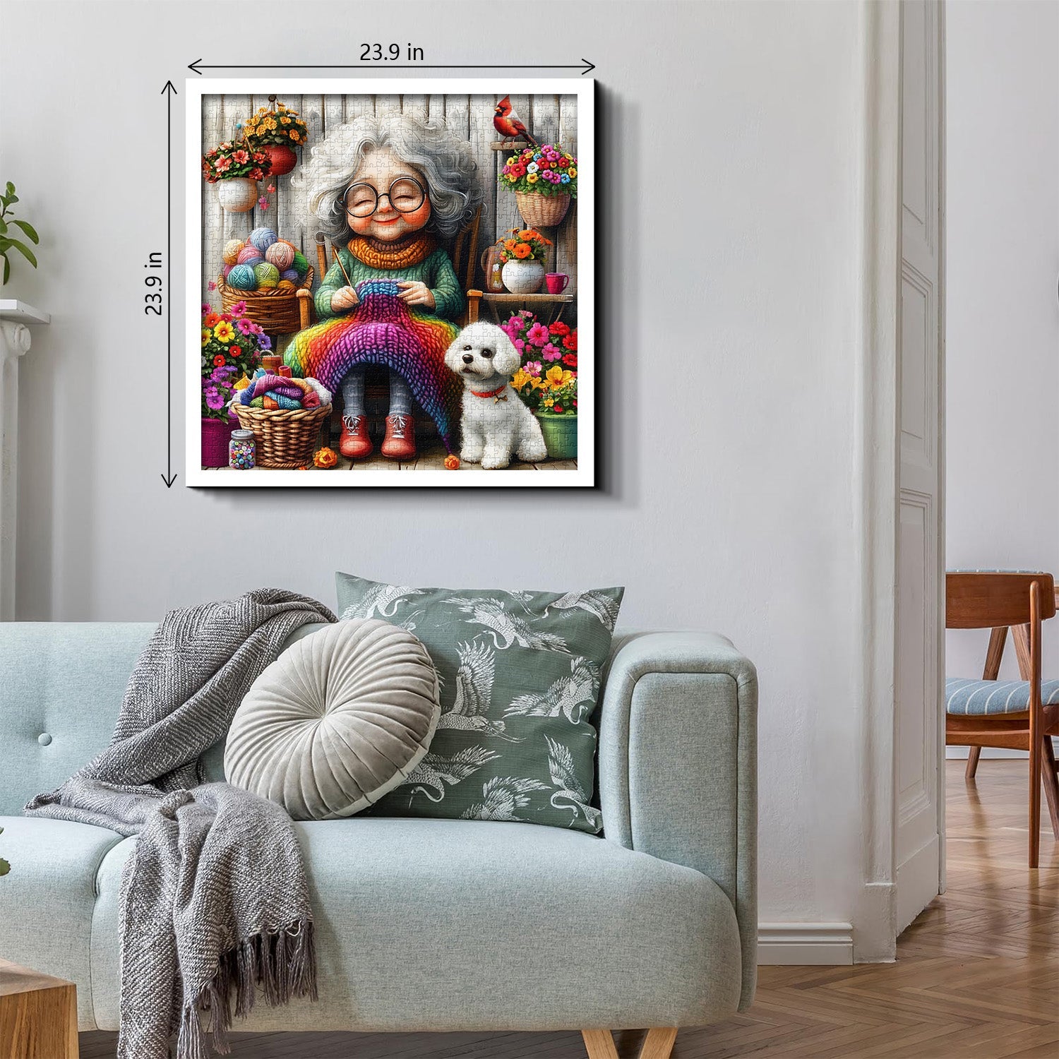 Puzzle en tricot douillet de grand-mère 1000 pièces