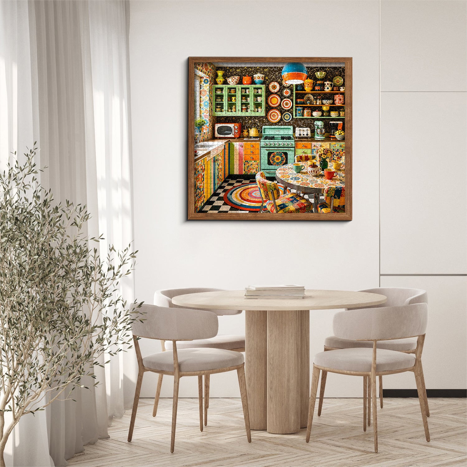 Mid-Century Color Kitchen Jigsaw Puzzle 1000 Pieces