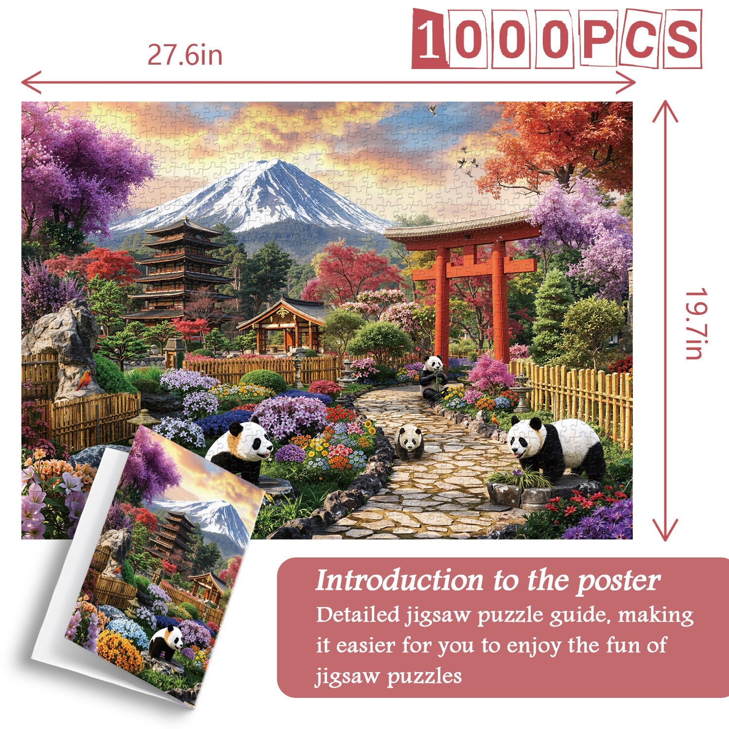 Fuji Fairyland Jigsaw Puzzle 1000 Pieces