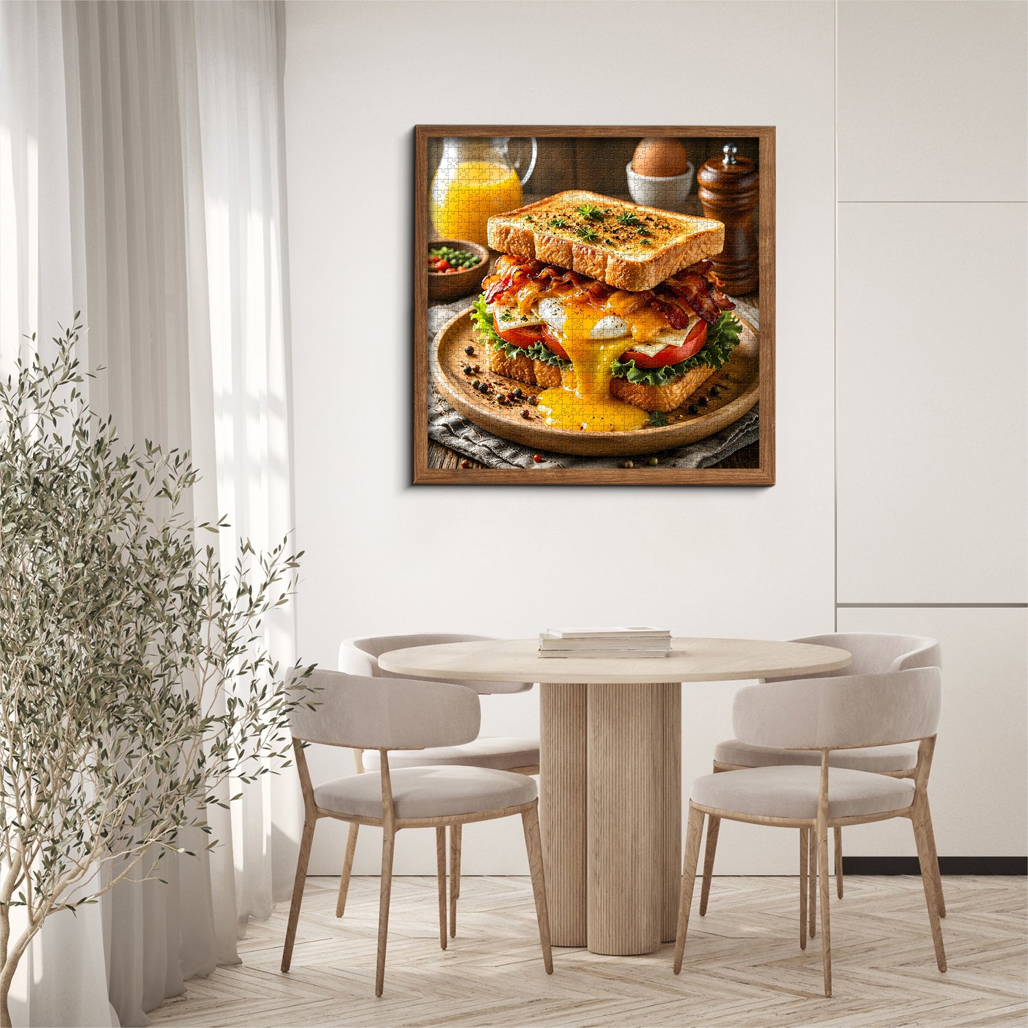 Hearty Egg Toast Jigsaw Puzzle 1000 Pieces