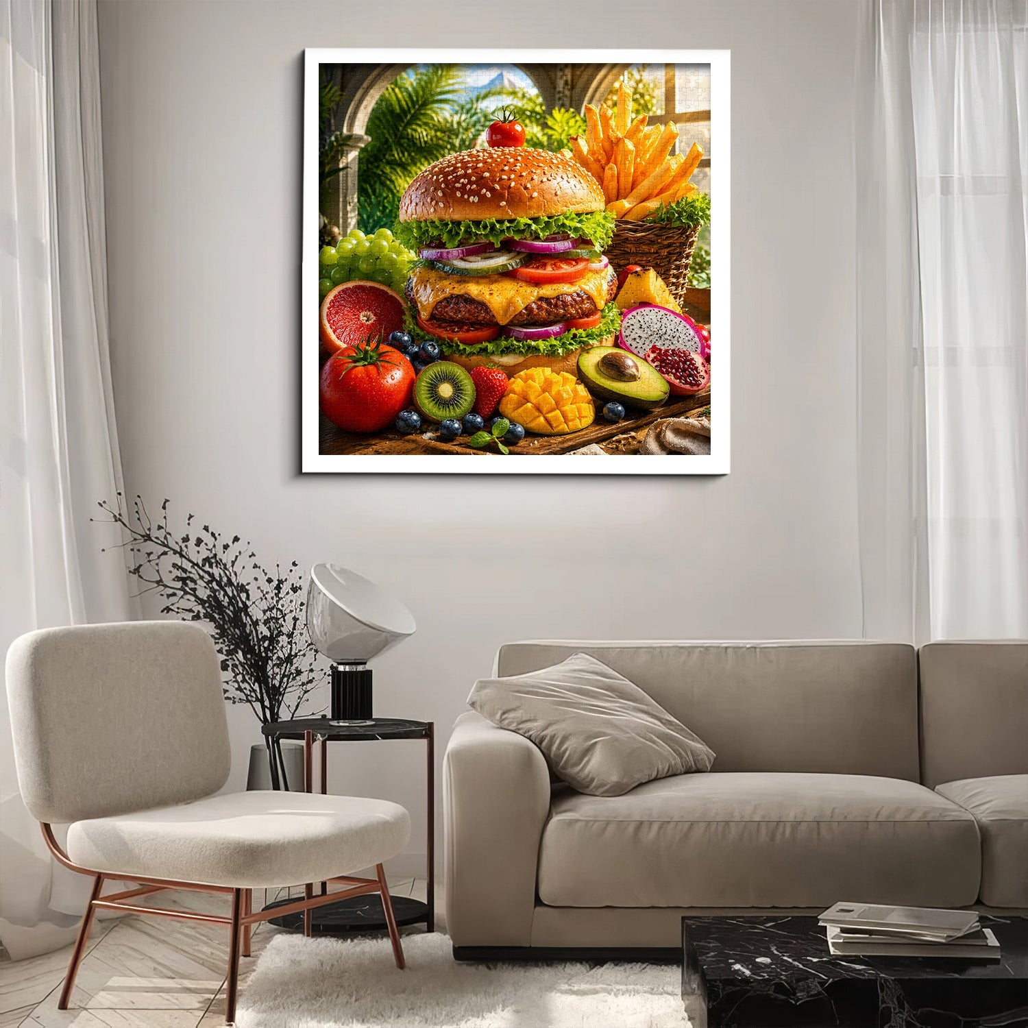 Orchard Burger Jigsaw Puzzle 1000 Pieces