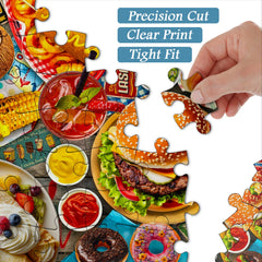 Puzzle per feste Food Delight, 1000 pezzi