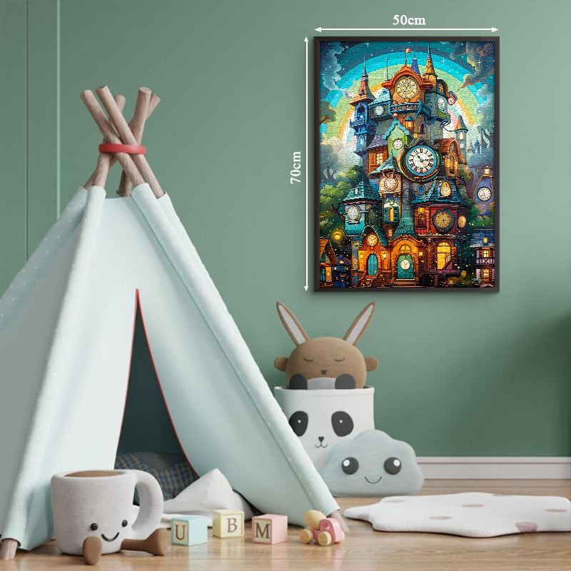 Fairytale Clock Tower Jigsaw Puzzle 1000 Pieces