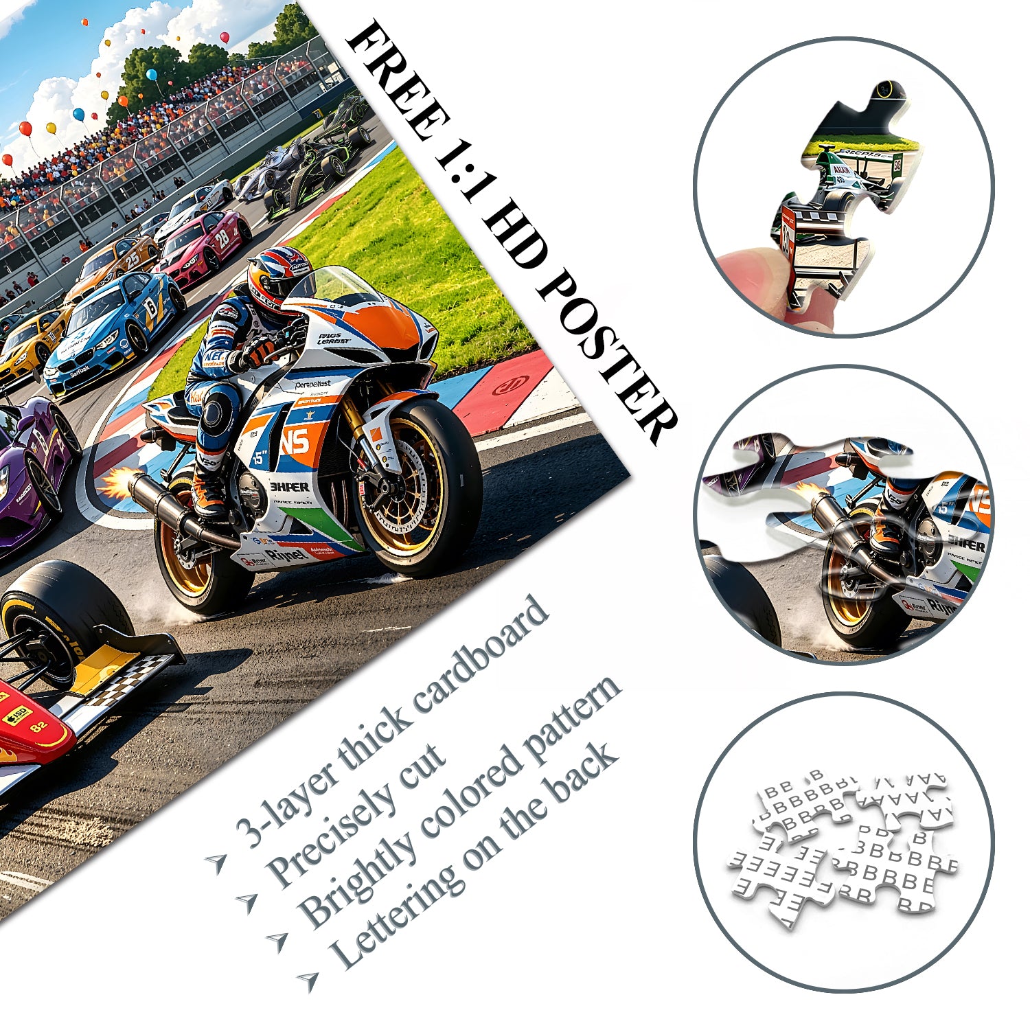 Track Fleet Jigsaw Puzzle 1000 Pieces