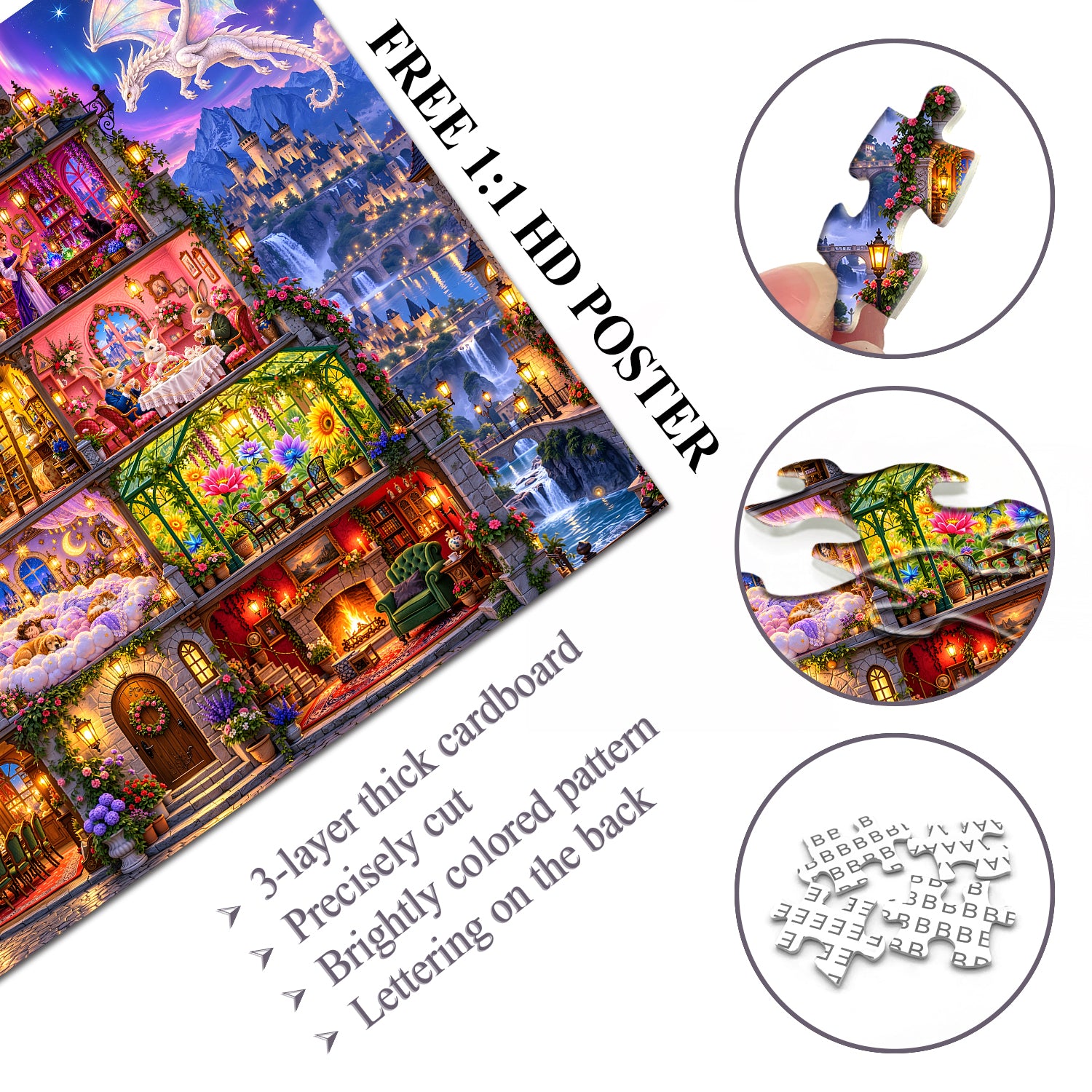 The Enchanted Manor Jigsaw Puzzle 1000 Pieces