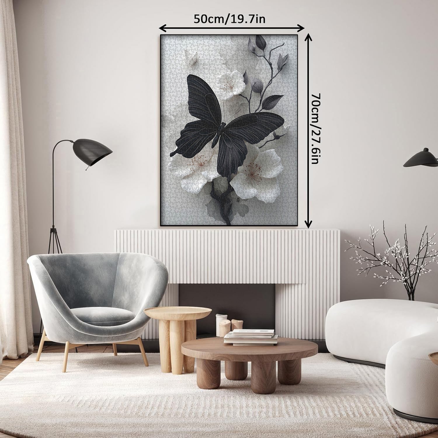 Puzzle con farfalla d'inchiostro, 1000 pezzi