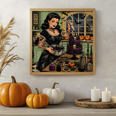 Midnight Halloween Baking Jigsaw Puzzle 1000 Pieces