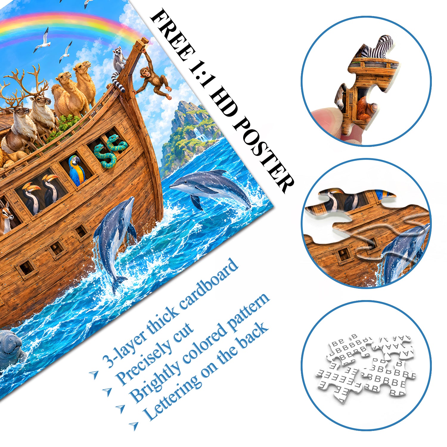 Ark of Creatures Jigsaw Puzzle 1000 Pieces