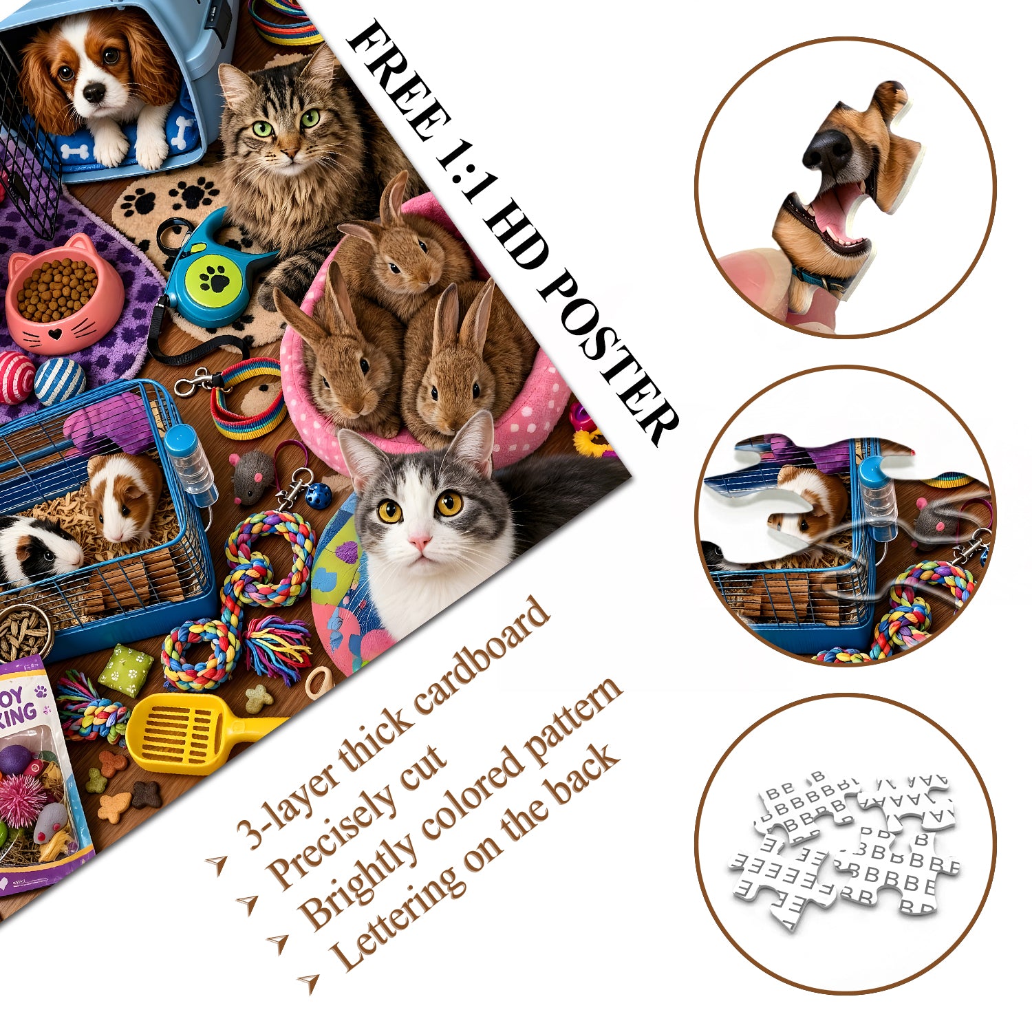 Days with Pets Jigsaw Puzzle 1000 Pieces