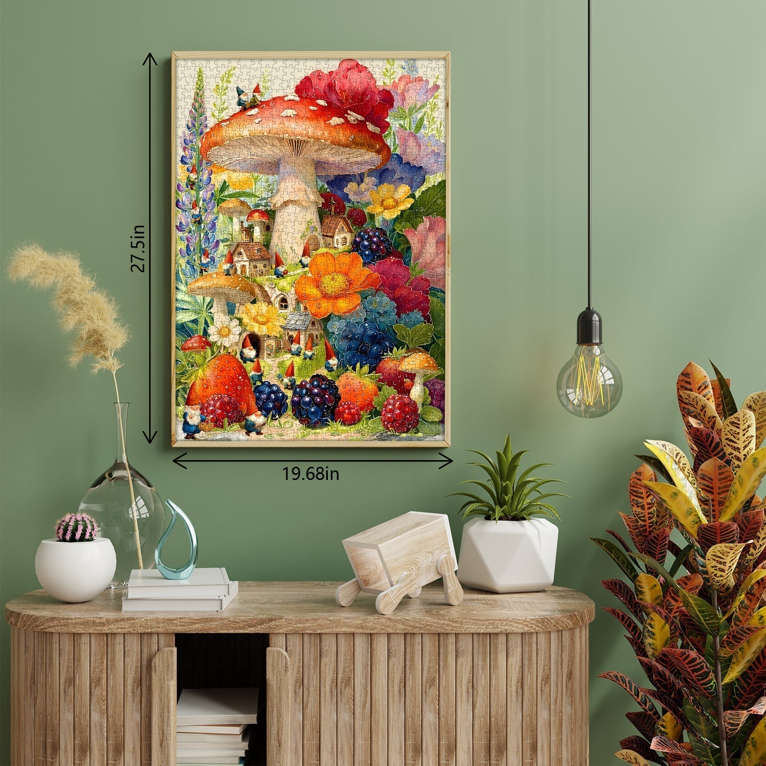 Blossom & Gnome Home Jigsaw Puzzle 1000 Pieces