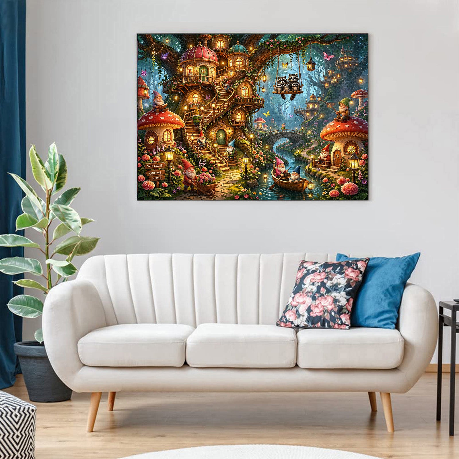 Gnome Hollow Jigsaw Puzzle 1000 Pieces