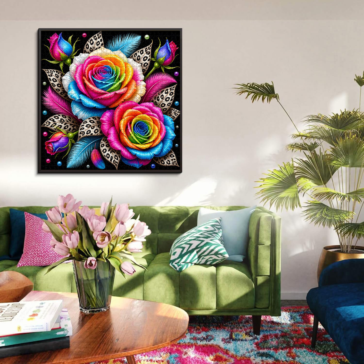 Neon Bloom Jigsaw Puzzle 1000 Pieces