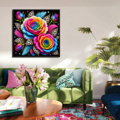 Neon Bloom Jigsaw Puzzle 1000 Pieces