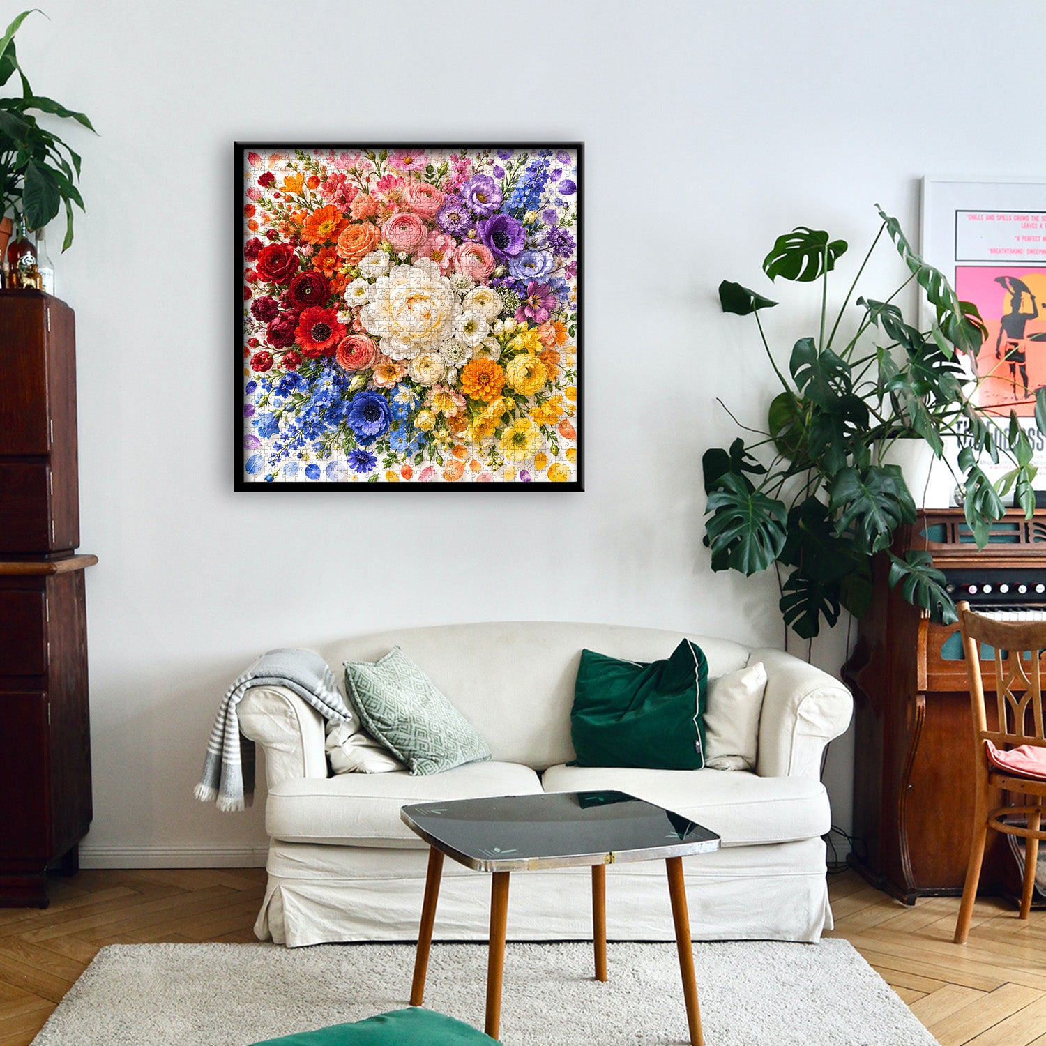 Clustered Blooms Jigsaw Puzzle 1000 Pieces
