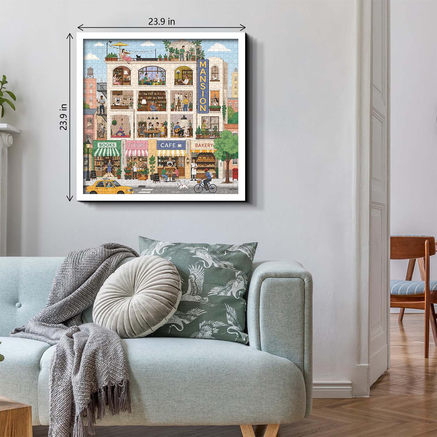 City Mansion Jigsaw Puzzle 1000 Piece