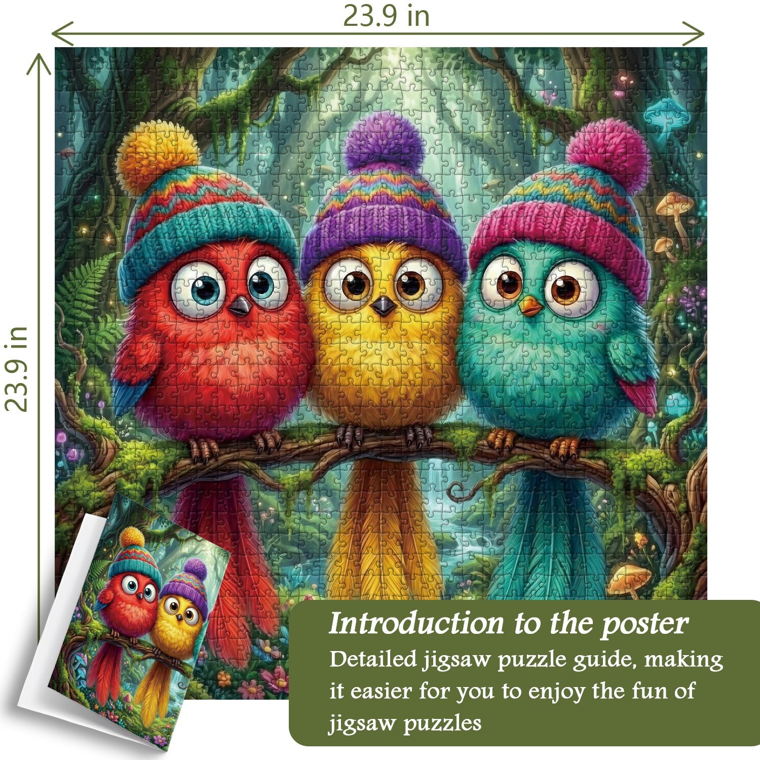 Forest Friends Jigsaw Puzzle 1000 Pieces