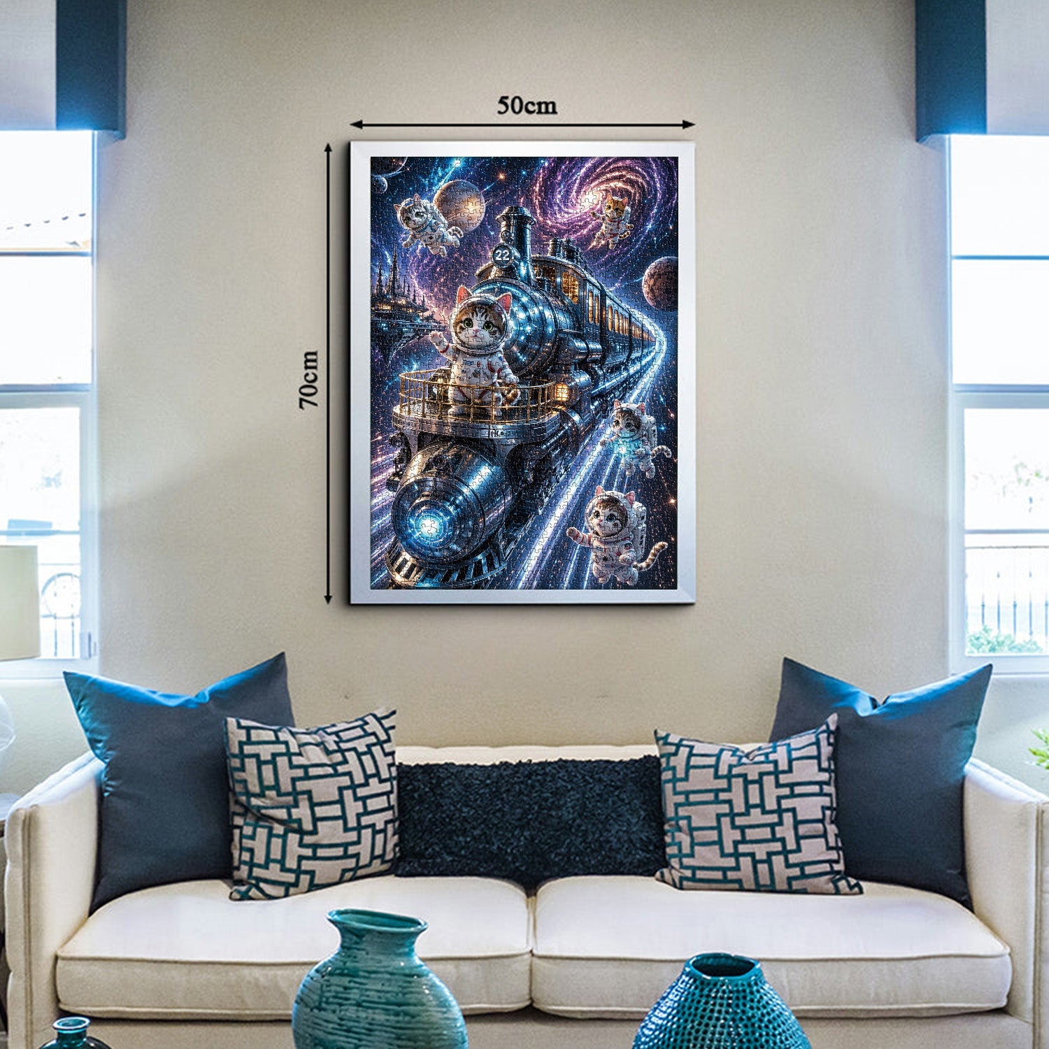 Cosmic Cat Jigsaw Puzzle 1000 Pieces