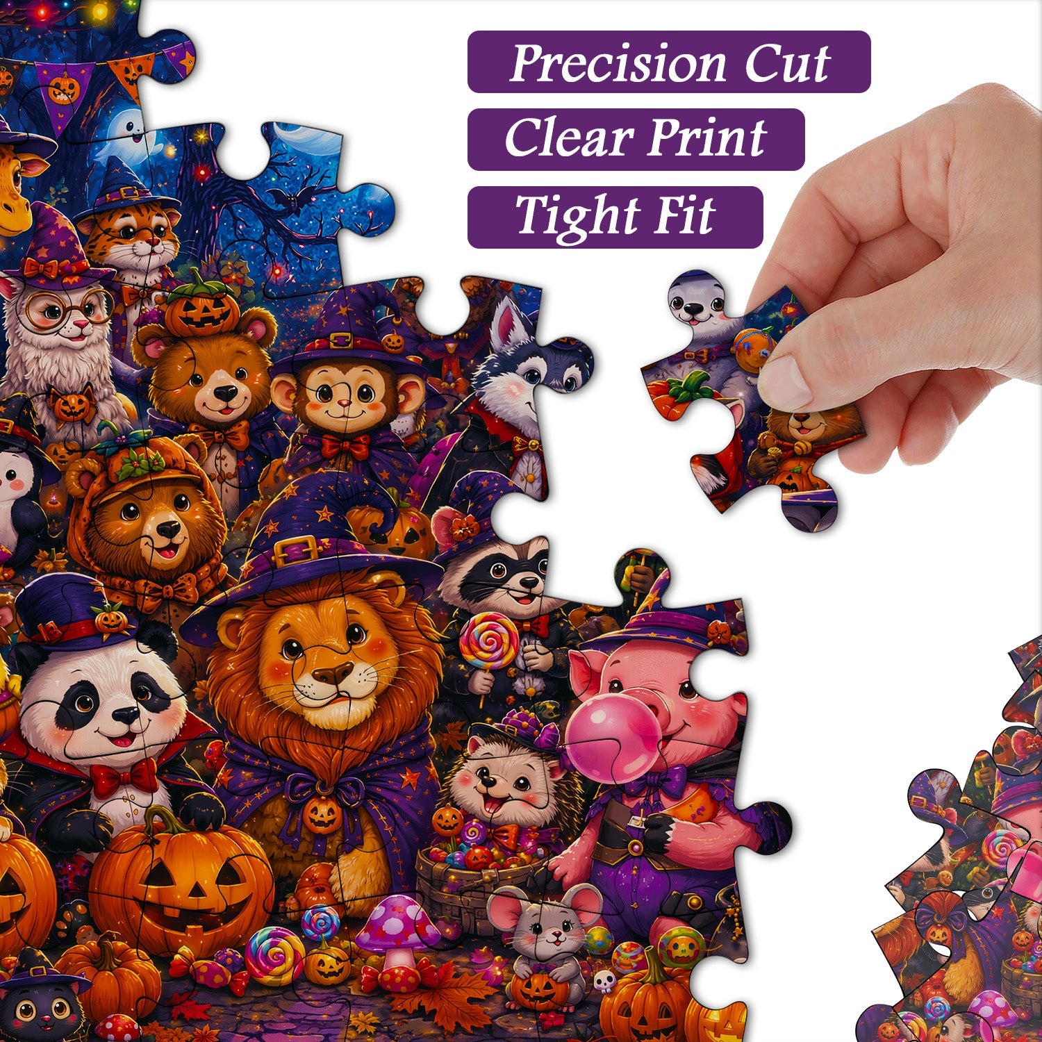 Animal Carnival Night Jigsaw Puzzle 1000 Pieces