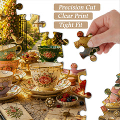 Garden Rose Tea Jigsaw Puzzle 1000 Pieces