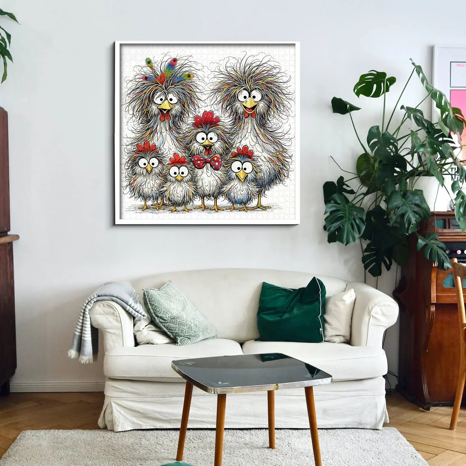 The Scruffy Chicks Jigsaw Puzzle 1000 Pieces