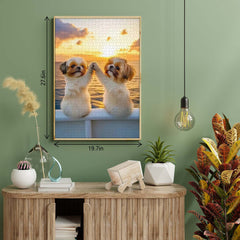 Dog High Five Jigsaw Puzzle 1000 Pieces