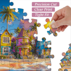 Sun Island House Puzzle 1000 pièces