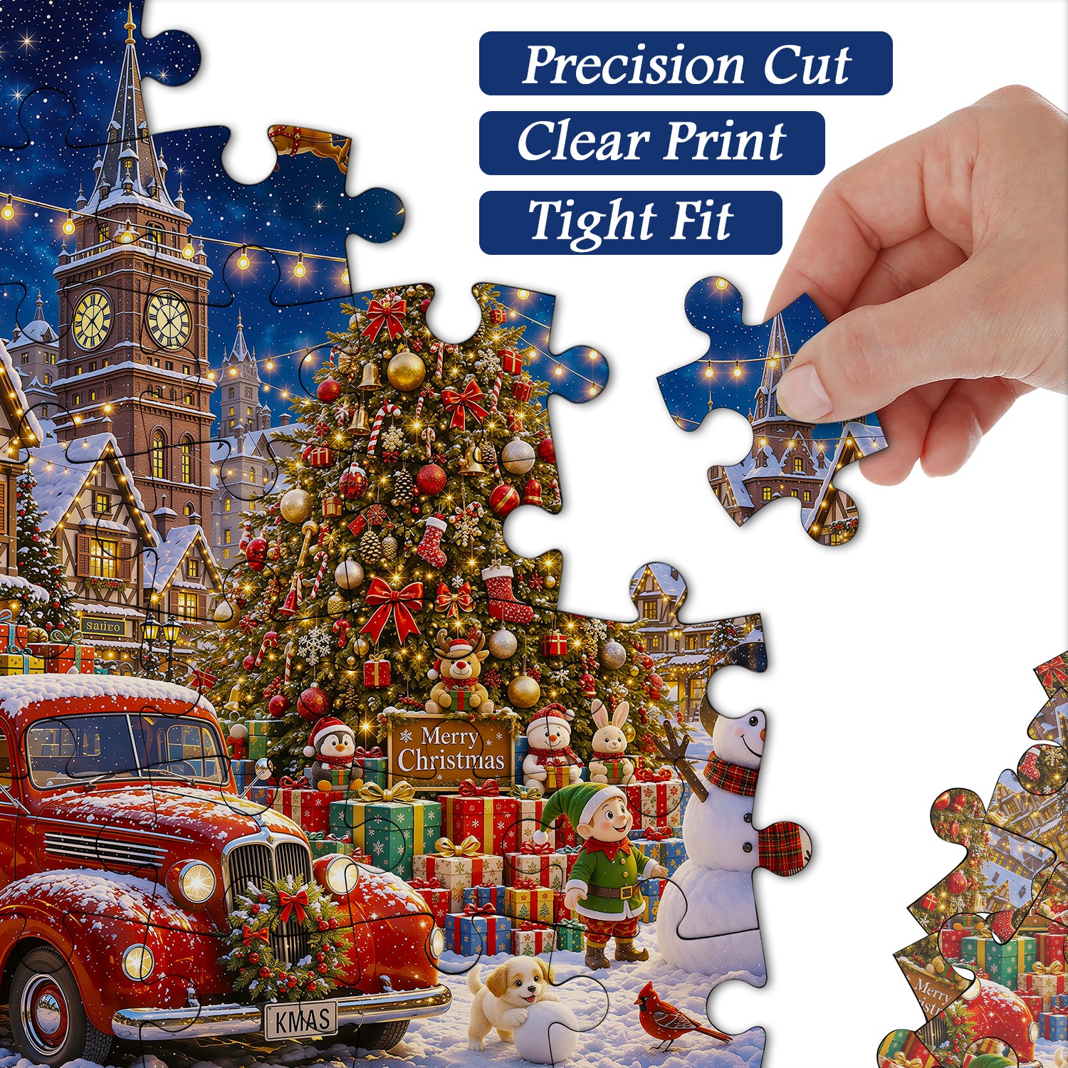 Christmas Town Jigsaw Puzzle 1000 Pieces