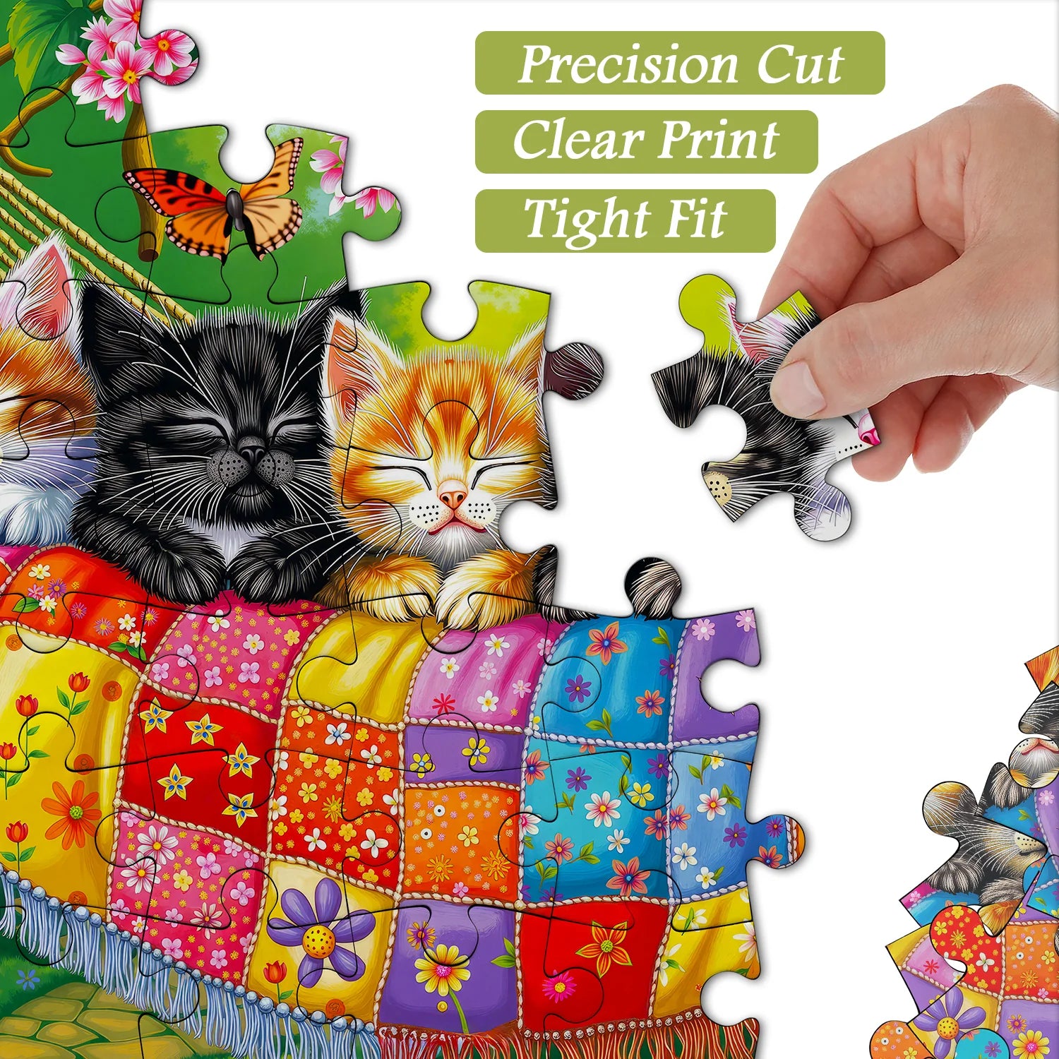 I gatti dormono in primavera Puzzle da 1000 pezzi