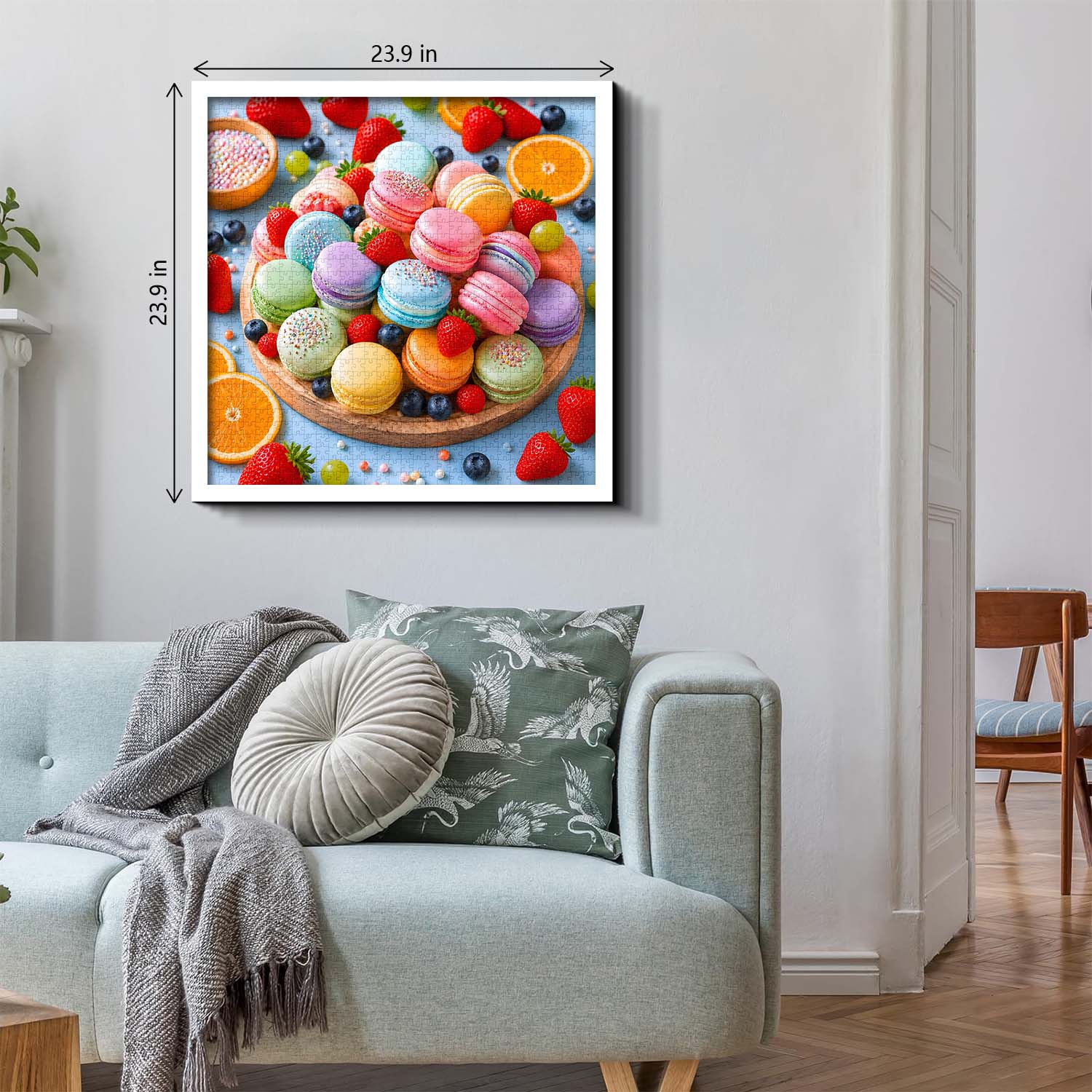 Summer Macaron Platter Jigsaw Puzzle 1000 Pieces