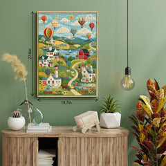Quilted Farm Jigsaw Puzzle 1000 Pieces
