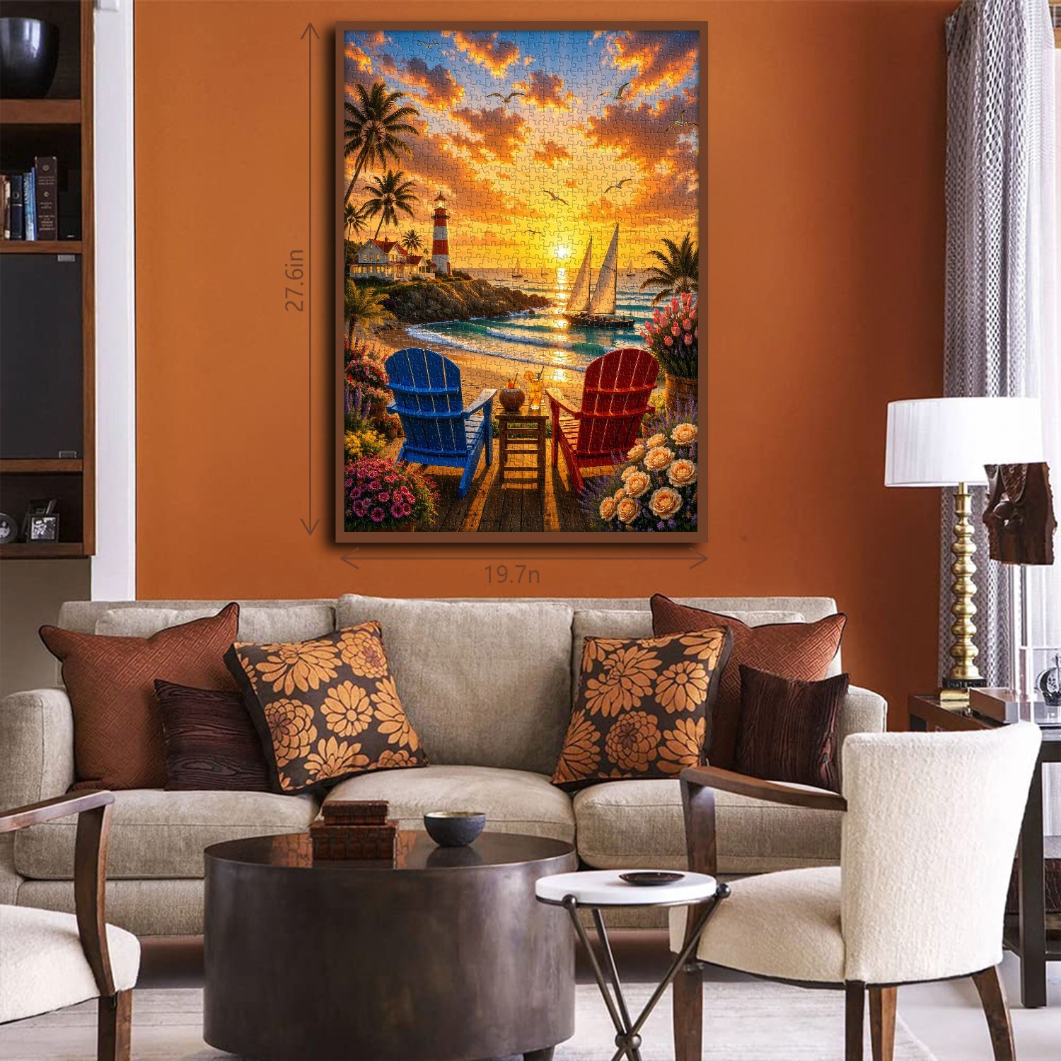 Coastal Lighthouse View Jigsaw Puzzle 1000 Pieces