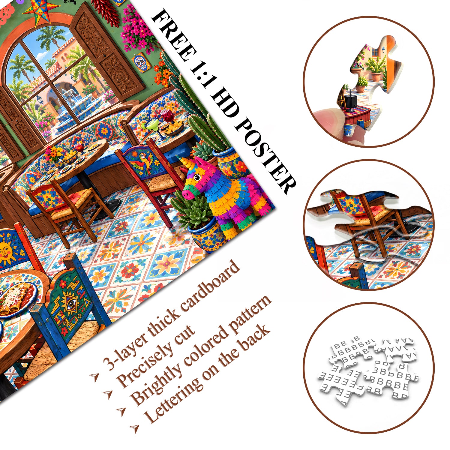 Cantina Fiesta Jigsaw Puzzle 1000 Pieces