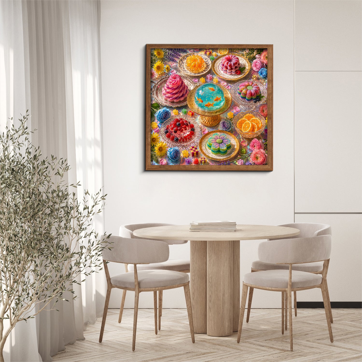 Translucent Vintage Jelly Feast Jigsaw Puzzle 1000 Pieces