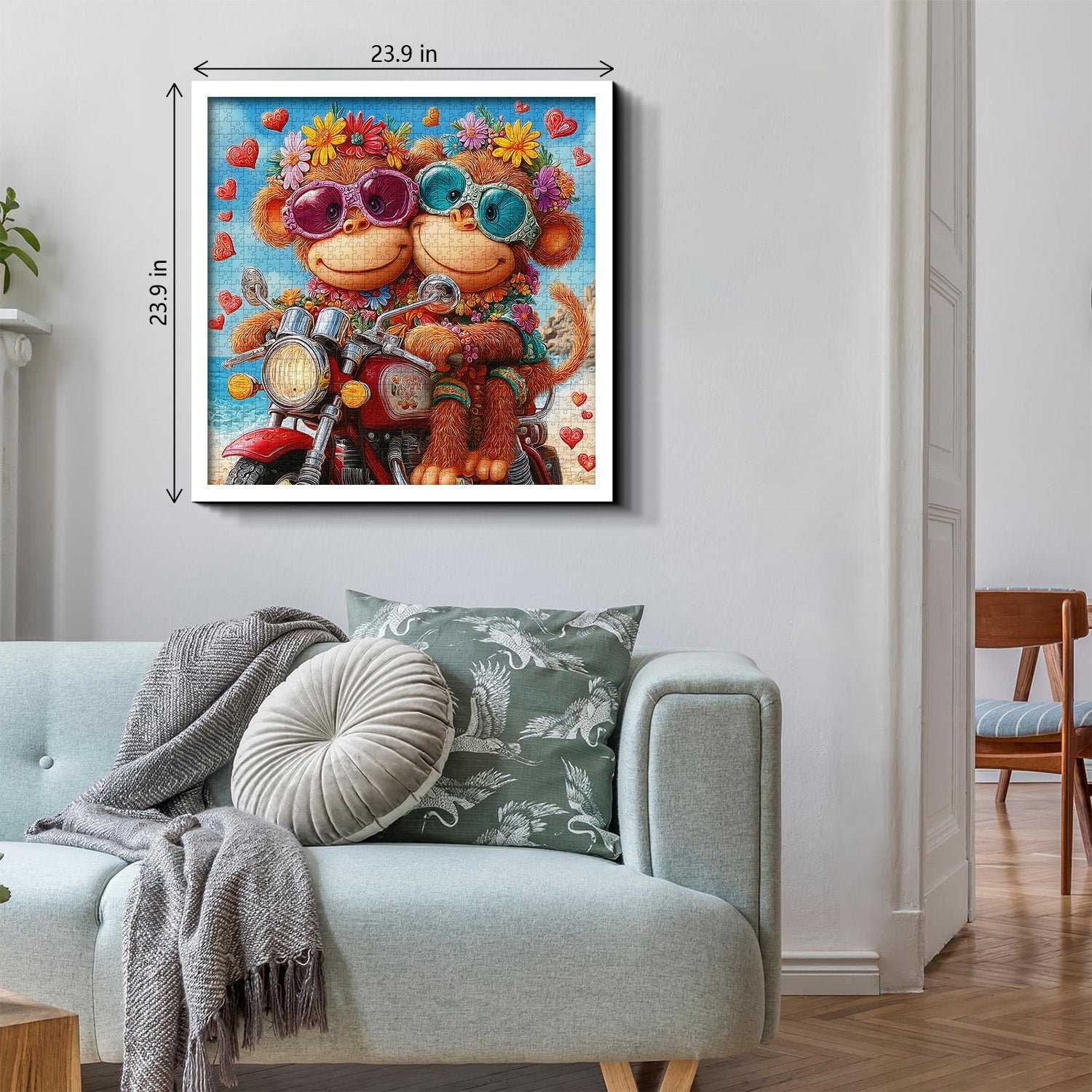 Beach Bikers Jigsaw Puzzle 1000 Pieces