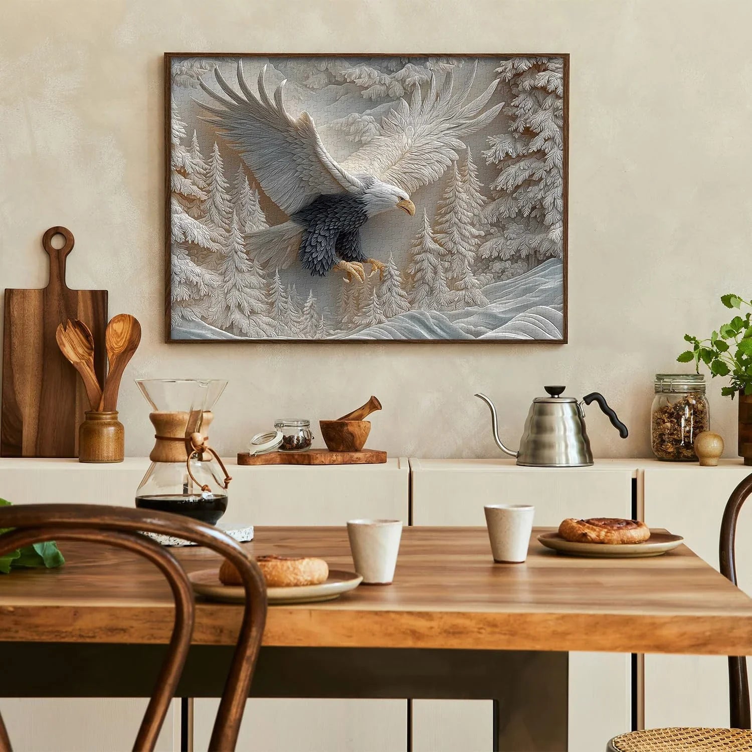 The Carved Eagle Jigsaw Puzzle 1000 Pieces